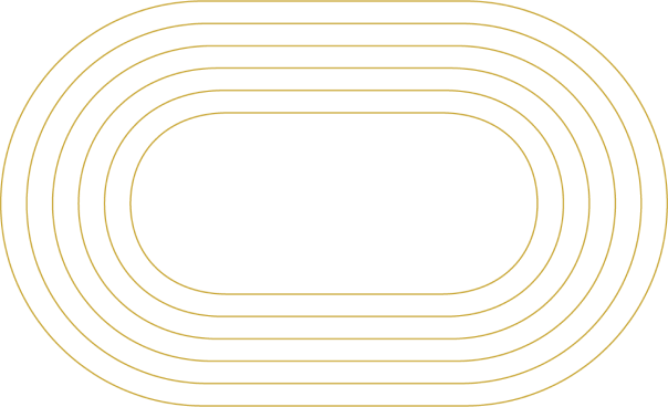 gold oval lines